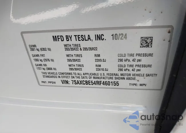 7SAXCBE54RF460155: 43465785