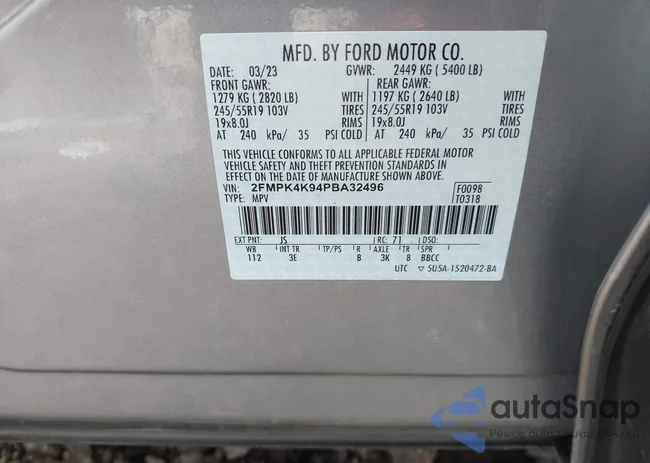 2FMPK4K94PBA32496: 43465886