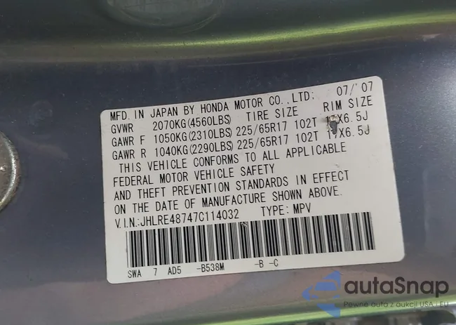 JHLRE48747C114032: 43466048