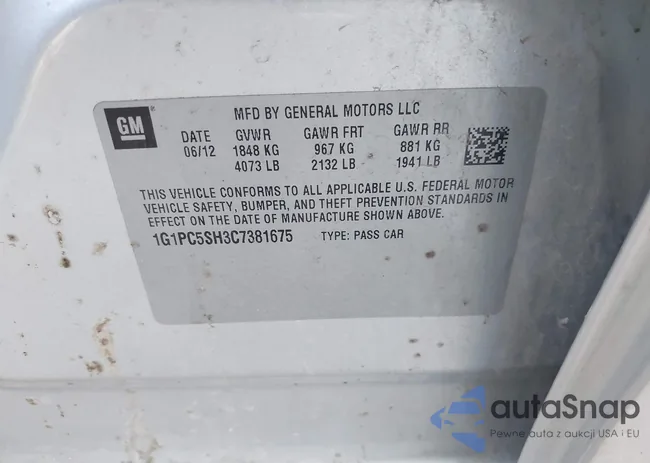 1G1PC5SH3C7381675: 43465231