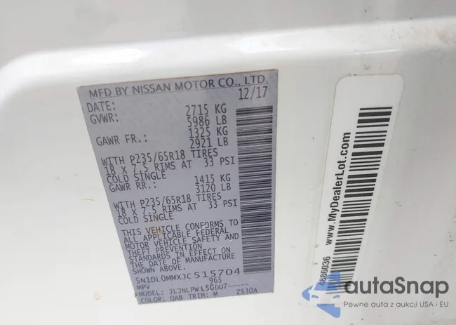 5N1DL0MMXJC515704: 43465308