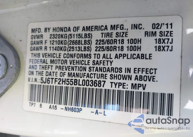 5J6TF2H55BL003687: 43465429