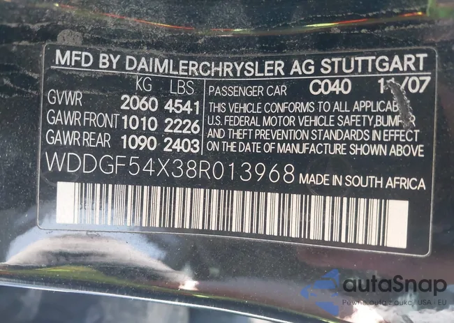 WDDGF54X38R013968: 43465471