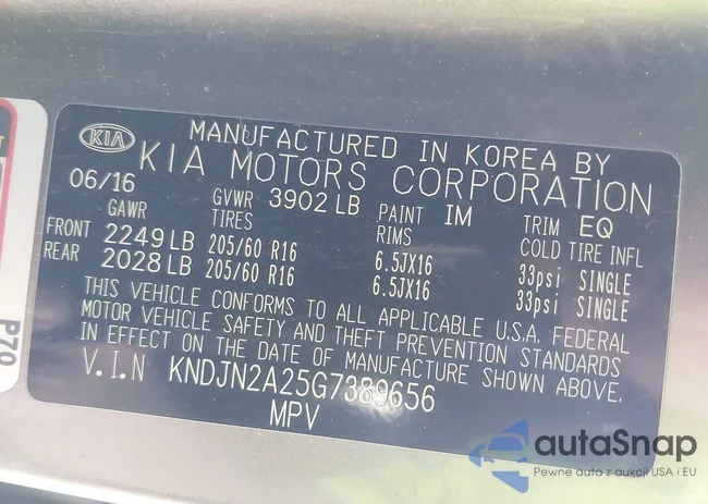 KNDJN2A25G7389656: 43465480