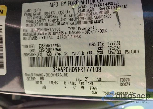 3FA6P0HD9FR177108: 43466706