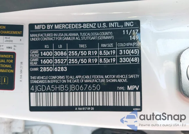 4JGDA5HB5JB067650: 43466818