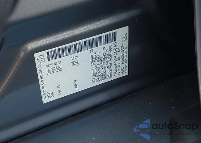 1N4AA6AP4JC410046: 43466989