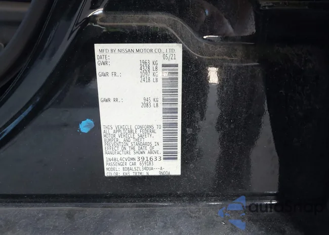 1N4BL4CV0MN391633: 43466326