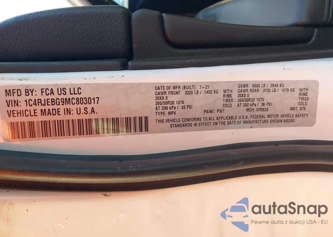 1C4RJEBG9MC803017: 43466342