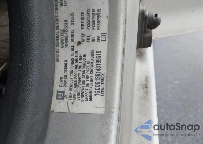 1GCDS136148199519: 43466395