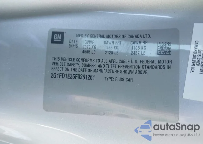 2G1FD1E36F9261261: 43466404