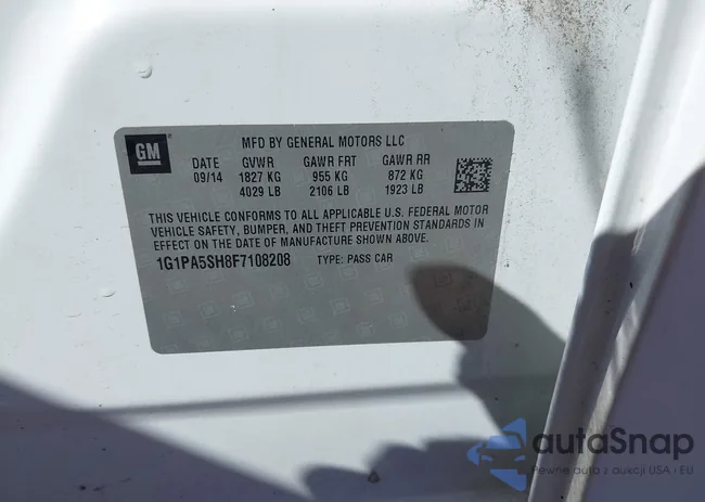 1G1PA5SH8F7108208: 43467698