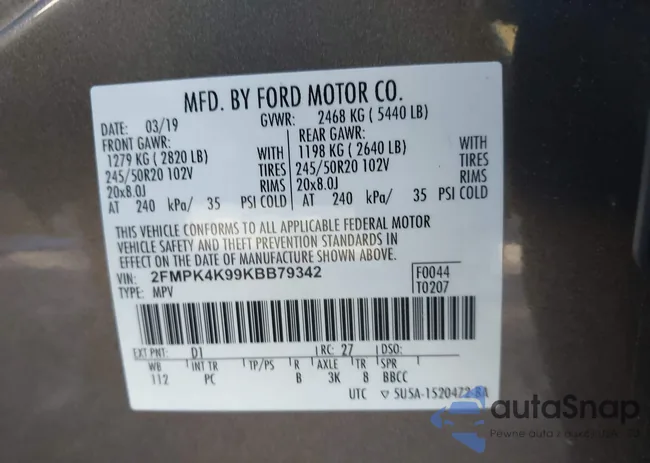 2FMPK4K99KBB79342: 43467734