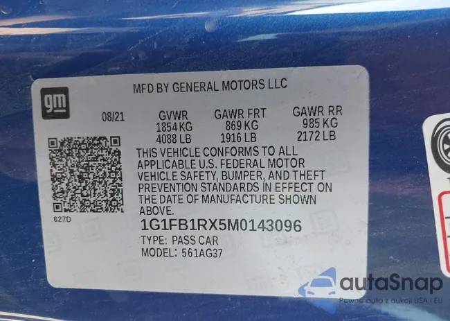 1G1FB1RX5M0143096: 43467154