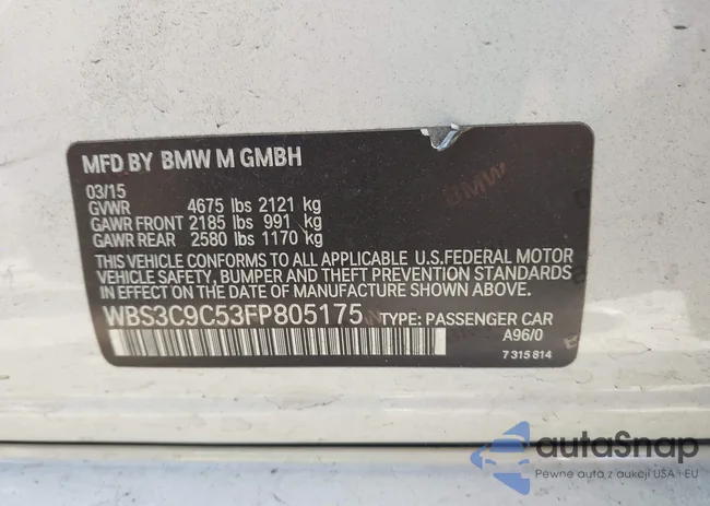 WBS3C9C53FP805175: 43468602