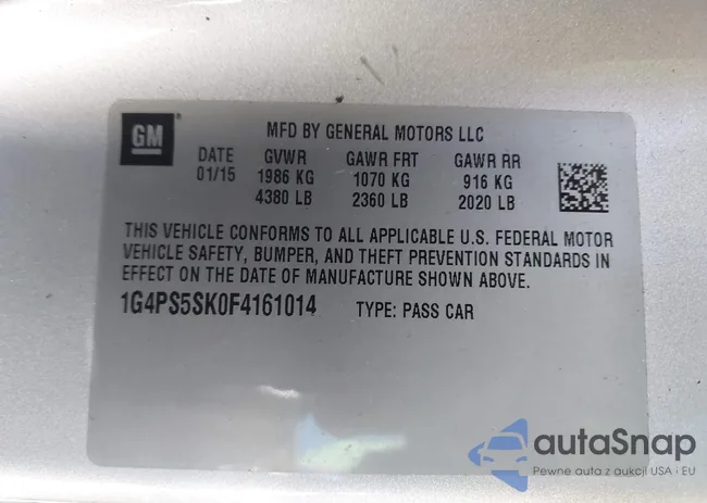 1G4PS5SK0F4161014: 43468692
