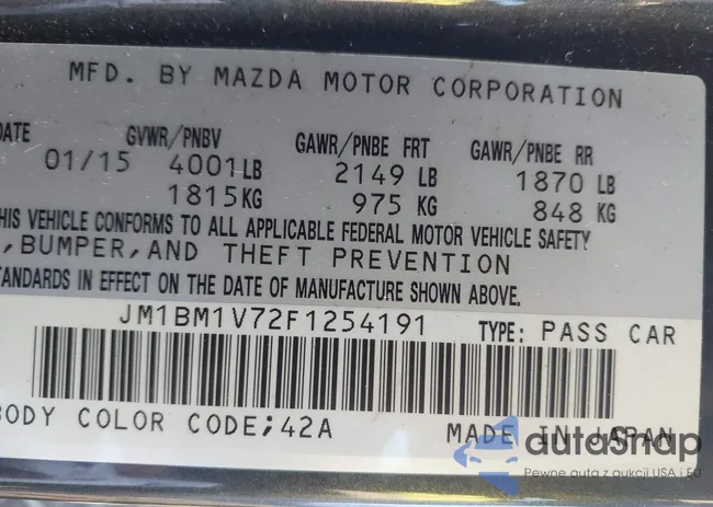 JM1BM1V72F1254191: 43468093