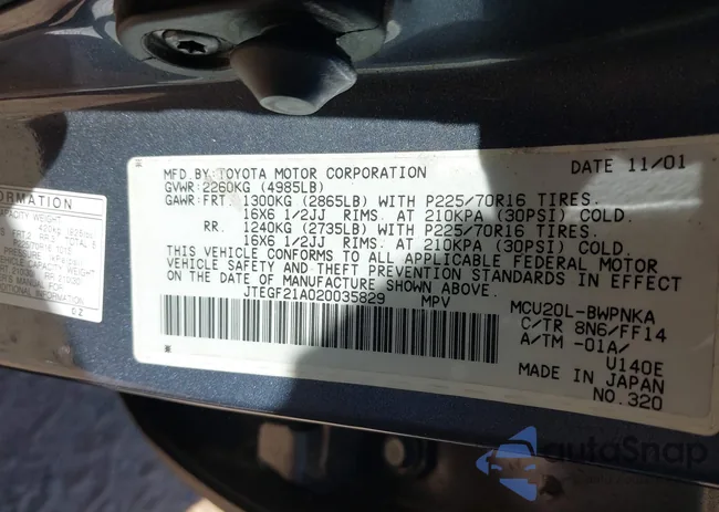 JTEGF21A020035829: 43468104