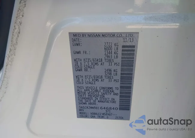 5N1CR2MN9EC646840: 43469464