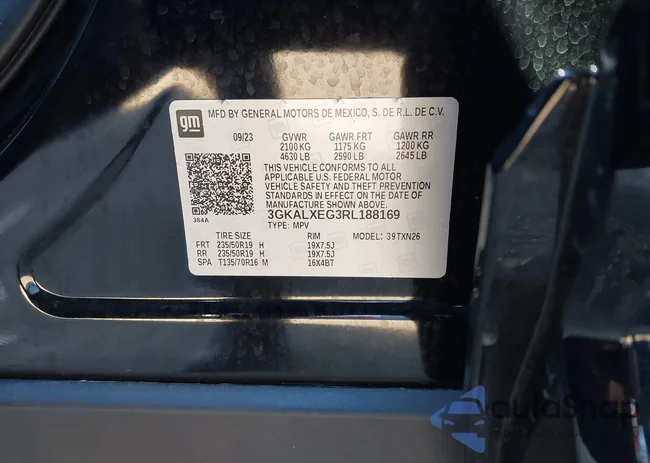 3GKALXEG3RL188169: 43469277