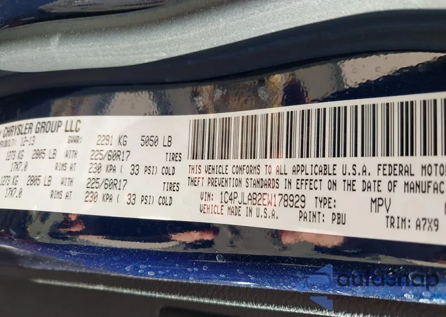 1C4PJLAB2EW178929: 43470472