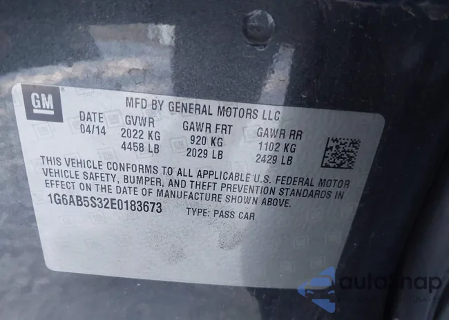 1G6AB5S32E0183673: 43470508