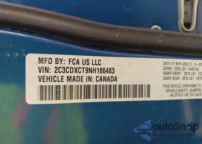 2C3CDXCT9NH186483: 43470511