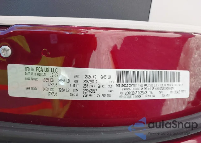 2C4RC1DG7HR609065: 43470529