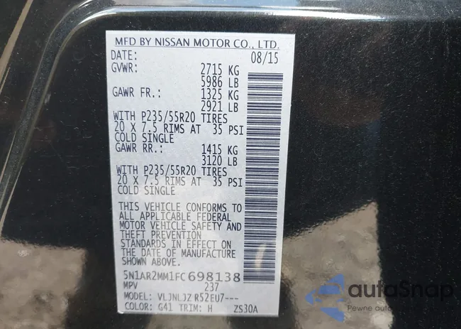 5N1AR2MM1FC698138: 43470612