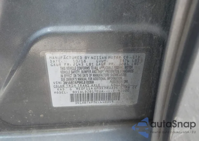 3N1AB7AP9KL610359: 43470799