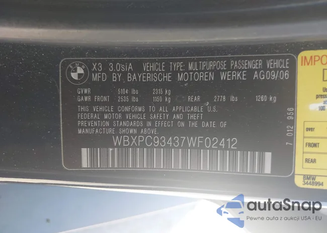 WBXPC93437WF02412: 43470886