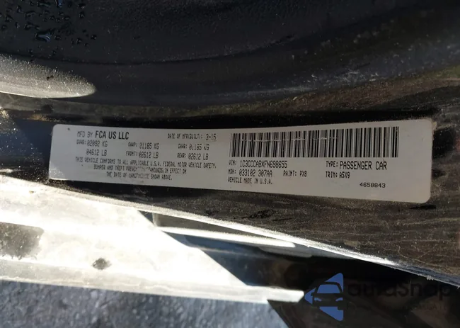 1C3CCCABXFN698655: 43470934