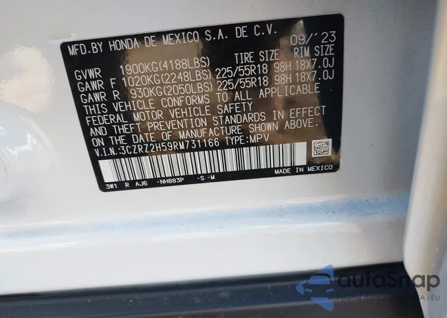 3CZRZ2H59RM731166: 43470187