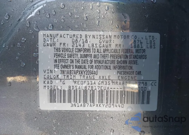 3N1AB7APXKY209440: 43470220