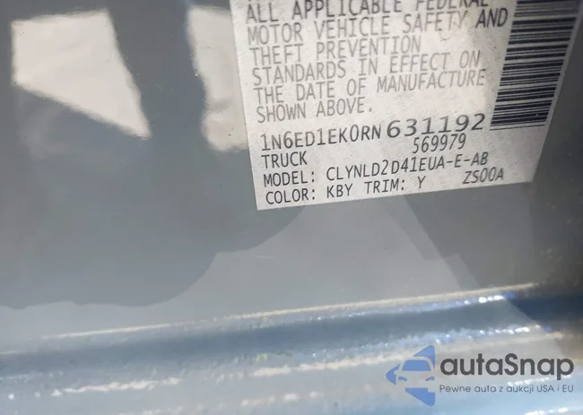 1N6ED1EK0RN631192: 43470228