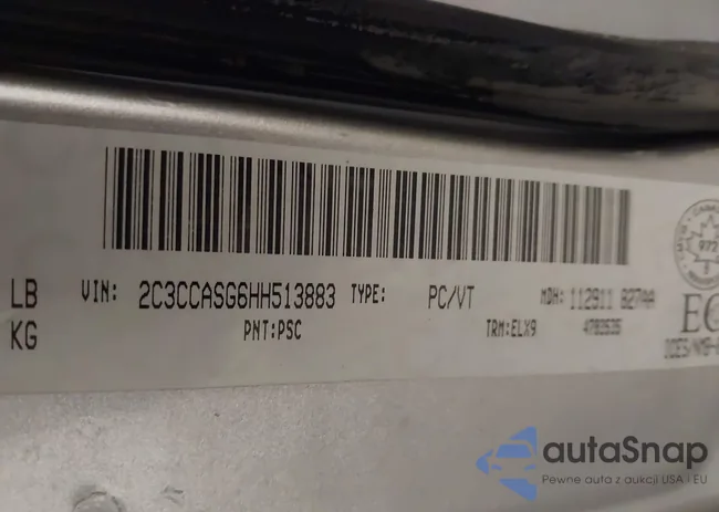 2C3CCASG6HH513883: 43470287