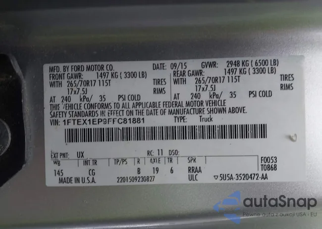 1FTEX1EP9FFC81881: 43471848