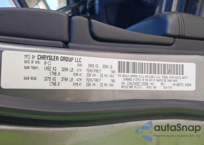 1C4RJFAG9CC135998: 43472021