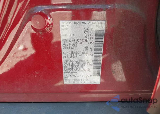 5N1AT2MT2KC767079: 43471211