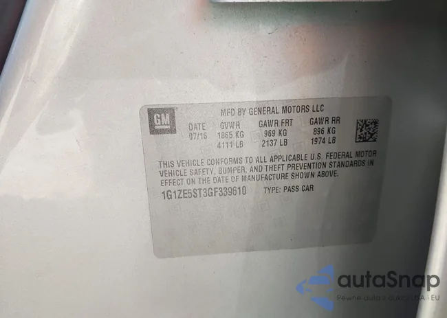 1G1ZE5ST3GF339610: 43471277