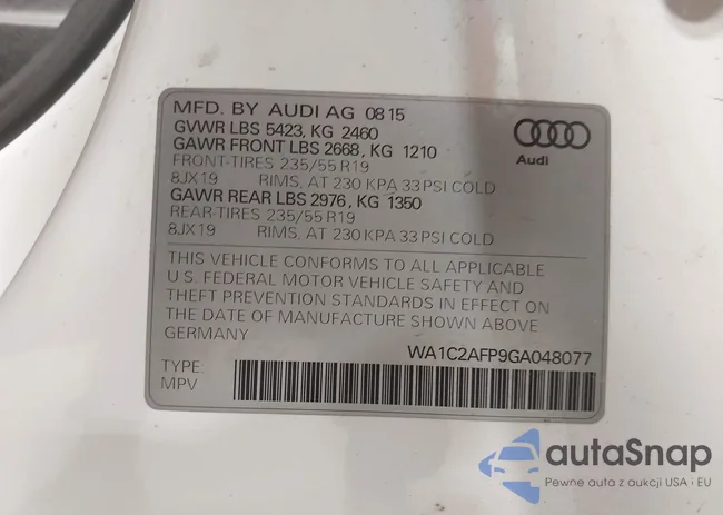 WA1C2AFP9GA048077: 43471449