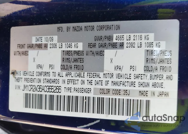 JM1CR2W36A0365266: 43472580