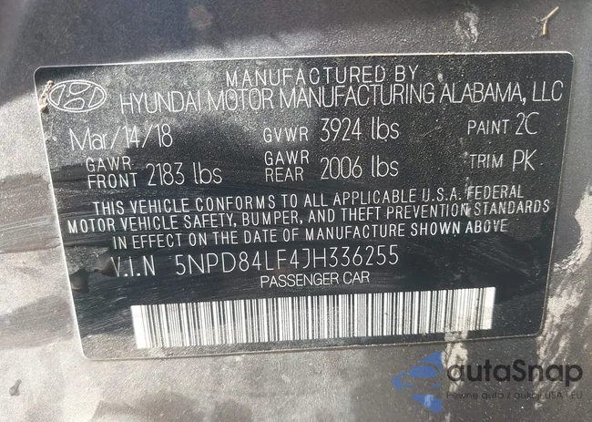 5NPD84LF4JH336255: 43472364