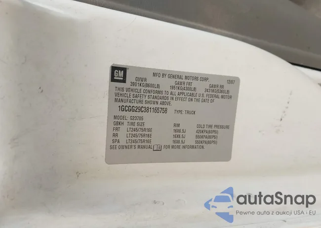 1GCGG29C381165758: 43473518