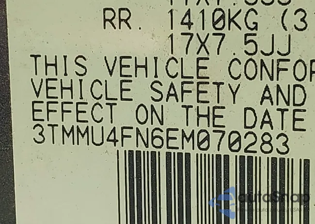 3TMMU4FN6EM070283: 43473536