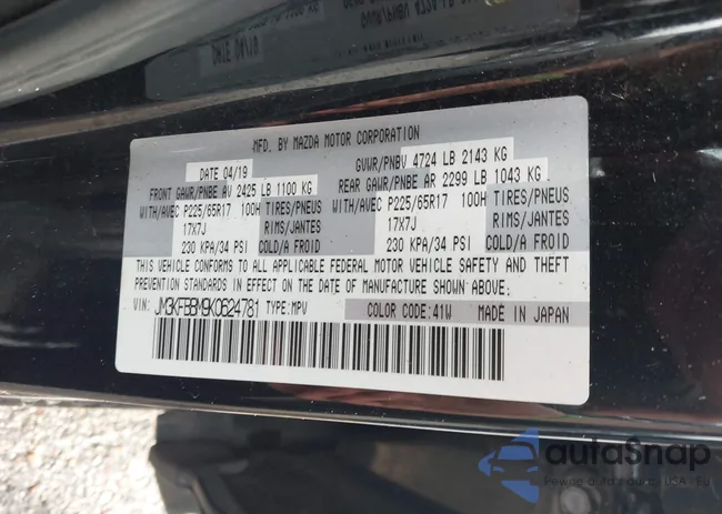 JM3KFBBM9K0624781: 43473928