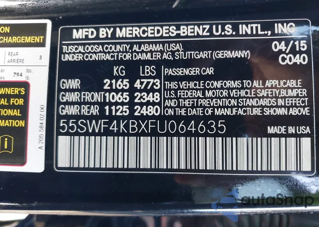 55SWF4KBXFU064635: 43474043