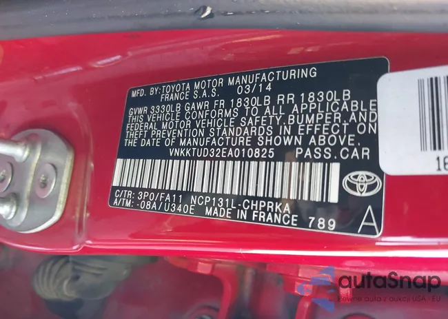 VNKKTUD32EA010825: 43473150