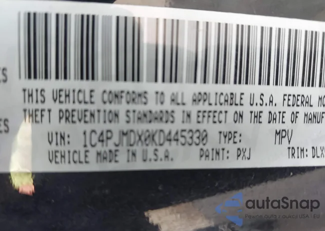 1C4PJMDX0KD445330: 43474483