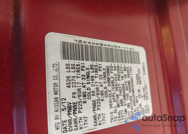 JN8AS5MV9CW411792: 43474855